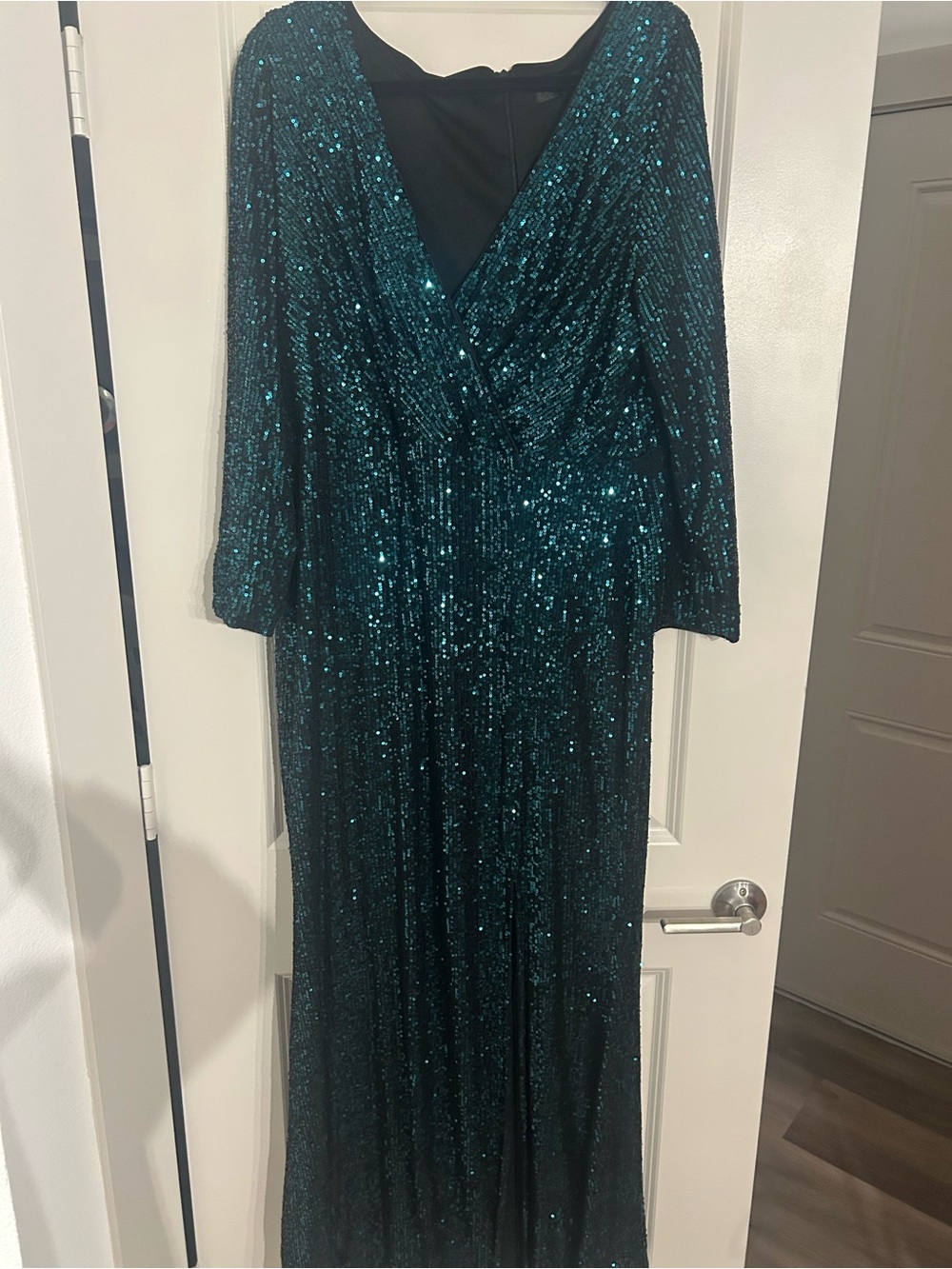 Ever Pretty Teal Sequin Cocktail Dress